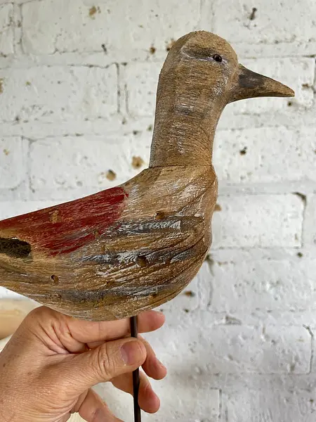 Gaviota De Madera Artesanal