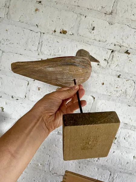 Gaviota De Madera Artesanal