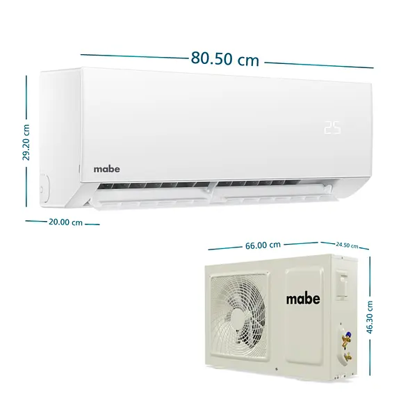 Aire Acondicionado Tradicional 110v 12000 Btu Blanco Mabe