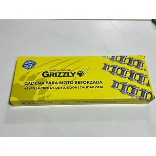 Cadena Grizzly 428ho - 132l Plata