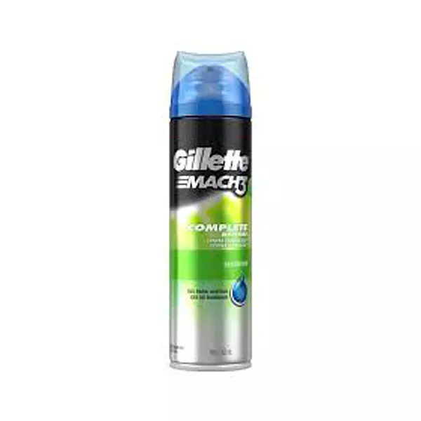 Gel para Afeitar Gillette Mach 3 Complete Defense Sensitive