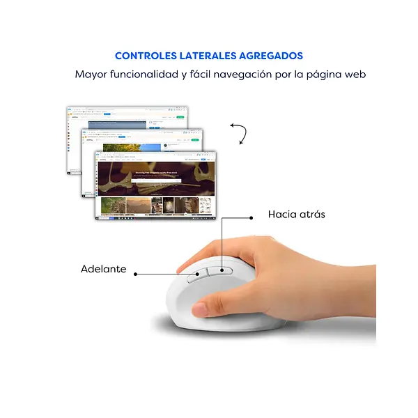 Mouse Inalámbrico Vertical Jys-03