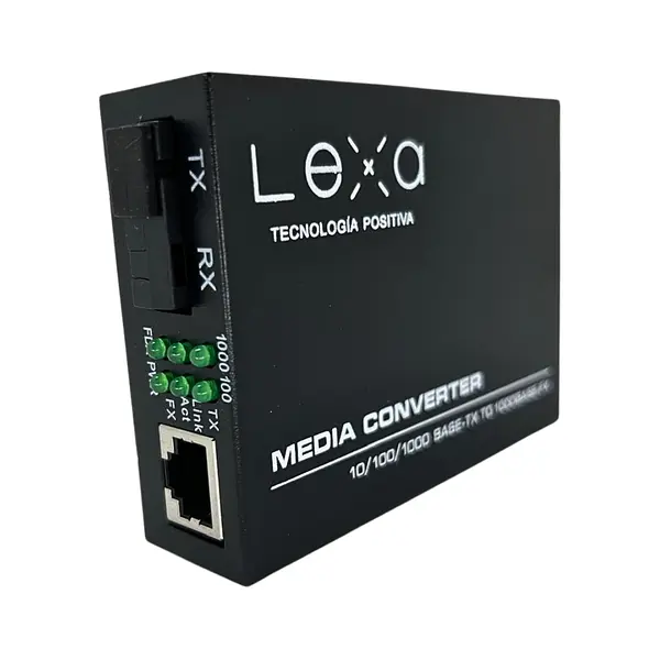 Convertidor De Medios De Fibra Óptica-Mode 10/100/1000m