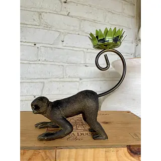 Candelabro Con Forma De Mono