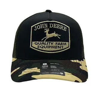 John Deere Vicera Camuflada Parche Cuadrado