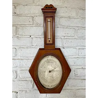 Termómetro Barómetro Pr Bollenbach - U.S.A. 1900