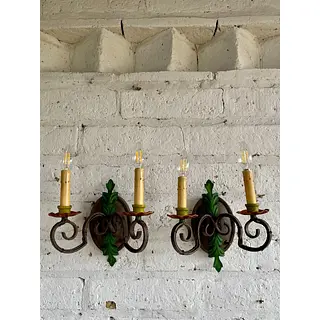 Candelabros De Pared Eléctricos - España 1970