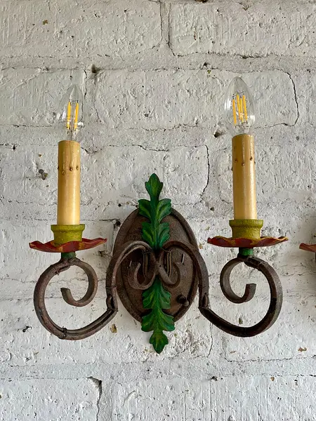 Candelabros De Pared Eléctricos - España 1970