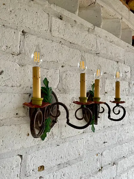 Candelabros De Pared Eléctricos - España 1970