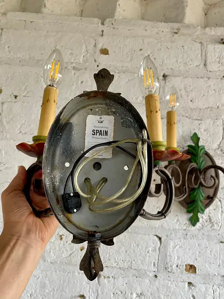 Candelabros De Pared Eléctricos - España 1970