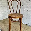 Silla Estilo Thonet Con Asiento Tejido - Colombia 1980
