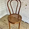 Silla Estilo Thonet Con Asiento Tejido - Colombia 1980