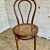Silla Estilo Thonet Con Asiento Tejido - Colombia 1980