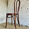 Silla Estilo Thonet Con Asiento Tejido - Colombia 1980