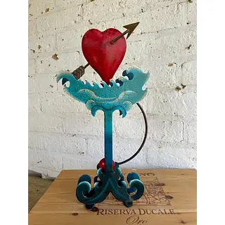 Móvil Corazón Balancín Sobre Olas - Indonesia 1990