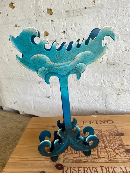 Móvil Corazón Balancín Sobre Olas - Indonesia 1990