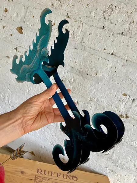 Móvil Corazón Balancín Sobre Olas - Indonesia 1990