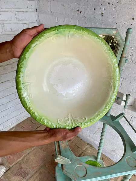 Aguamanil Con Espejo Jarra Y Palangana