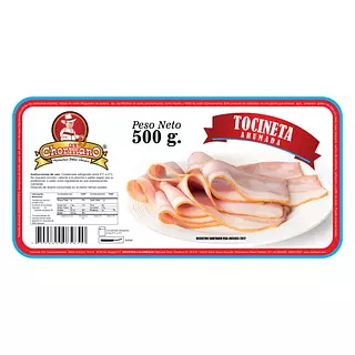Tocineta Ahumada Chorillano 500 G
