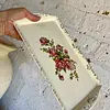 Bandeja De Porcelana Motivos Rosas
