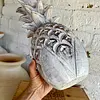 Piña Tallada En Madera Blanca Envejecida - Filipinas 2020