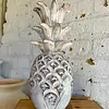 Piña Tallada En Madera Blanca Envejecida - Filipinas 2020