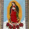 Imagen Guadalupe En 12 Baldosas Con Marco