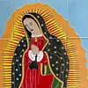 Imagen Guadalupe En 12 Baldosas Con Marco