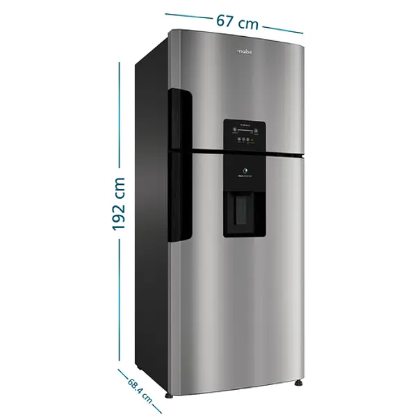 Nevera Mabe No Frost Inverter 470 L Brutos Inox
