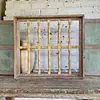 Ventana Doble Puerta Reja Torneada De Madera - Colombia 1940