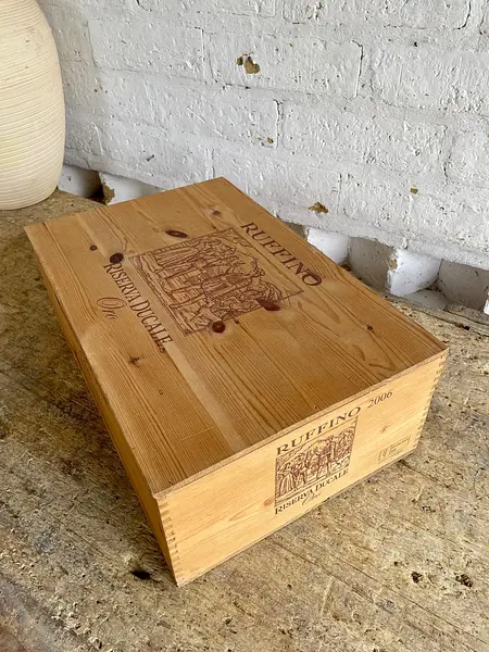 Caja Vacía De Botelleas De Chianti - Italia 2006