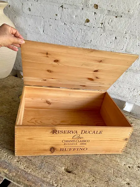 Caja Vacía De Botelleas De Chianti - Italia 2006