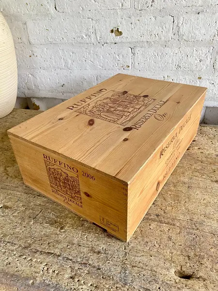 Caja Vacía De Botelleas De Chianti - Italia 2006