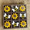 Juego De Mesa Triqui De Abejas Y Girasoles