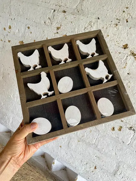 Triqui Juego De Mesa Gallinas Y Huevos Tic Tac Toe