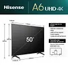 Tv Hisense 50" 50a6n 4k-Uhd Smart Tv Vidaa 6268