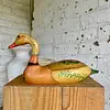 Pato Tallado Y Pintado A Mano - Suecia 1980