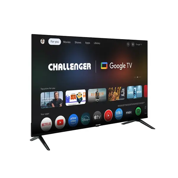 Tv Challenger 55" Pulgadas Bt 4k-Uhd Led Smart Tv 4743