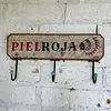 Perchero Indio Piel Roja 3 Colgadores