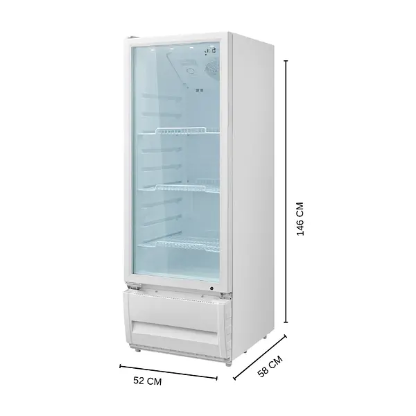 Vitrina Refrigerante Jlc Vertical 211 Litros 0177