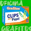 Gancho Clip De Colores Grafitos X100 28mm