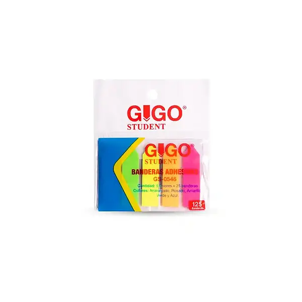 Post It Banderitas X5 Gigo Gs-0546