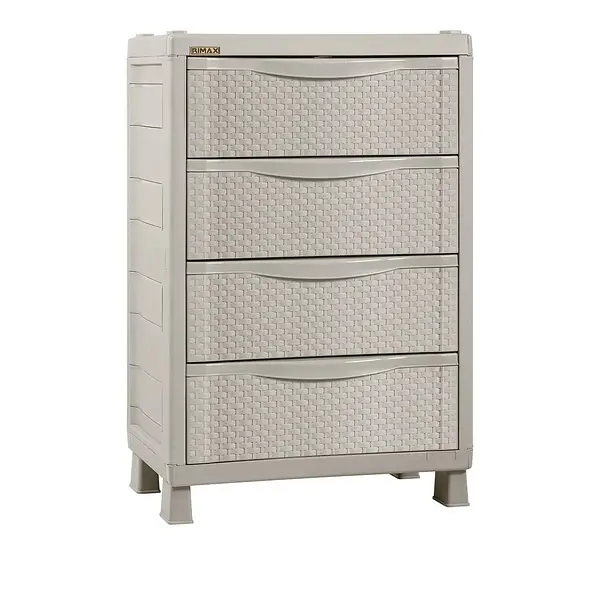 Armario Rimax Cajonero Rattan Taupe
