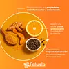 Bebida De Cúrcuma Con Extracto De Pimienta Y Naranja