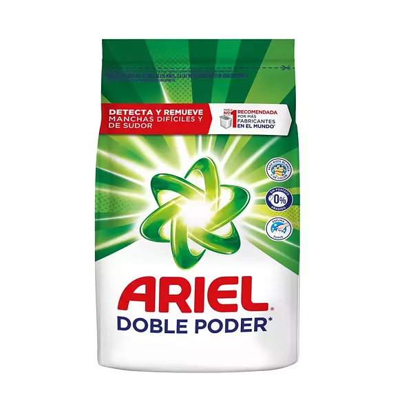 Ariel Doble Poder Detergente de Polvo