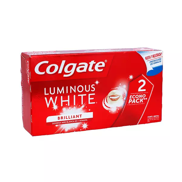 Crema Dental Colgate Luminous White Brillant Econopack