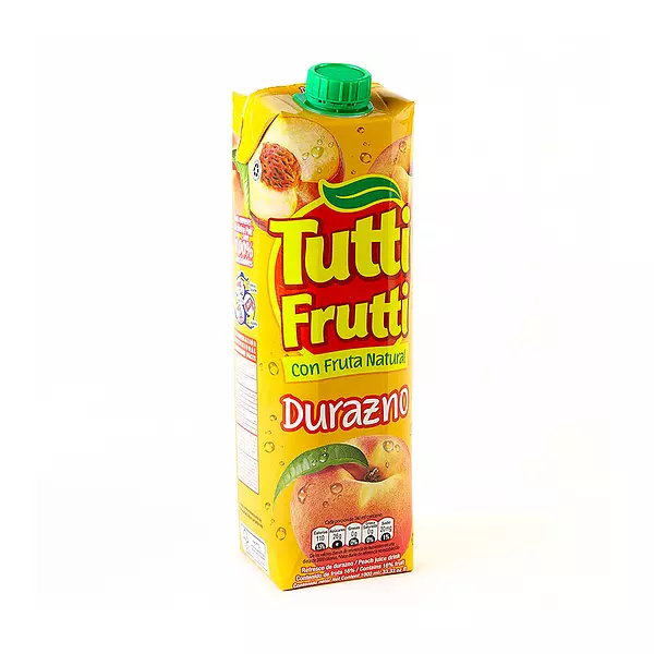 Jugo Tutti Frutti Sabor A Durazno con Fruta Natural