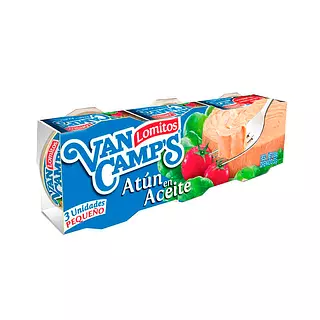 Lomitos de Atún de Aceite Van Camps Pequeño