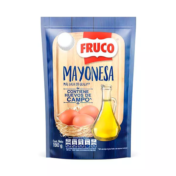 Mayonesa Fruco Hecha con Huevos de Campo