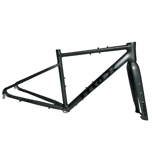Marcos Gravel En Aluminio Crax Color Gris
